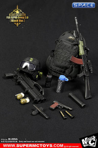 1/6 Scale Russian Spetsnaz Set Black Version