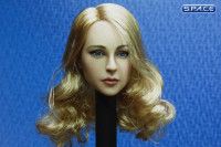 1/6 Scale female Head Sculpt blonde hair