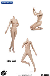 1/6 Scale Super-flexible female suntan Body little breast