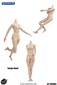 1/6 Scale Super-flexible female suntan Body large breast