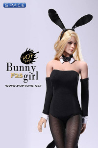 1/6 Scale Sexy Waitress Bunny Girl suit black