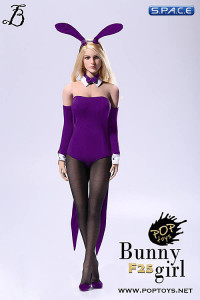 1/6 Scale Sexy Waitress Bunny Girl suit purple