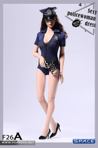 1/6 Scale Sexy Policewoman Cosplay suit blue