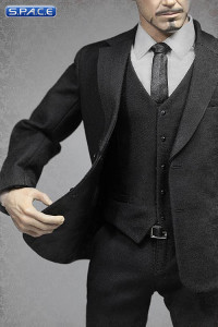 1/6 Scale Male Standard Western Style Suit black