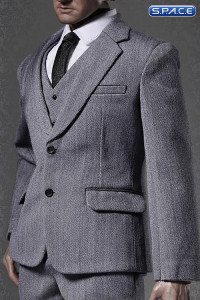 1/6 Scale Male Standard Western Style Suit grey