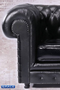 1/6 Scale British Single Sofa black