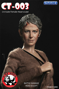 1/6 Scale Carol battle damaged Head Sculpt