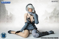 1/6 Scale blue Robot Girl Cosplay Set