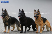 1/6 Scale rich saddle sable German Shepherd Dog