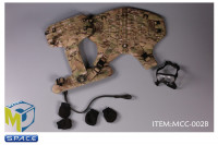 1/6 Scale camouflage Tactical K9 Body Armor