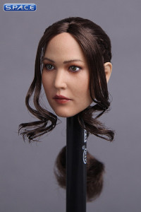 1/6 Scale Katniss Head Sculpt with braid