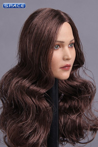 1/6 Scale Katniss Head Sculpt curly hair