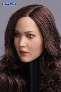 1/6 Scale Katniss Head Sculpt curly hair