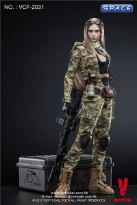 1/6 Scale MC Camouflage Women Soldier - Villa