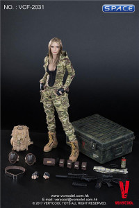 1/6 Scale MC Camouflage Women Soldier - Villa