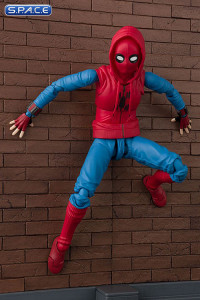 S.H.Figuarts Homesuit Spider-Man with Option Act Wall (Spider-Man: Homecoming)