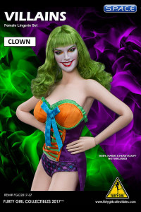 1/6 Scale Clown Super Hero Lingerie Set