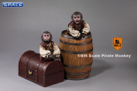 1/6 Scale Pirate Monkey Statue Set