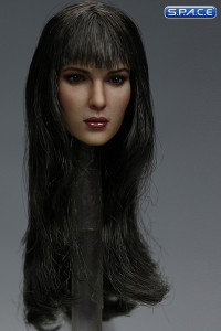 1/6 Scale Lucy Head Sculpt (long black hair with bangs)