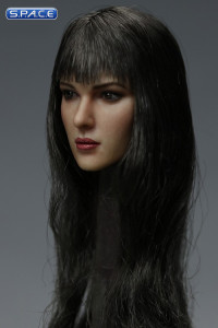 1/6 Scale Lucy Head Sculpt (long black hair with bangs)