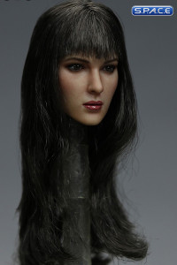 1/6 Scale Lucy Head Sculpt (long black hair with bangs)