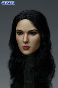 1/6 Scale Lucy Head Sculpt (long black hair)