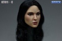 1/6 Scale Lucy Head Sculpt (long black hair)