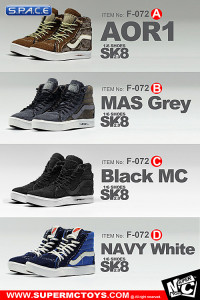1/6 Scale Black MC Shoes
