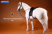 1/6 Scale white Hanoverian Warmblood Horse