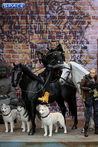 1/6 Scale black Hanoverian Warmblood Horse