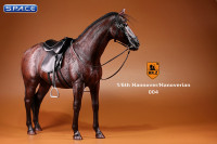 1/6 Scale dark brown Hanoverian Warmblood Horse