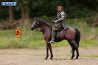 1/6 Scale dark brown Hanoverian Warmblood Horse