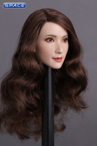 1/6 Scale Tomoko Head Sculpt (long brunette hair)