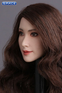 1/6 Scale Tomoko Head Sculpt (long brunette hair)