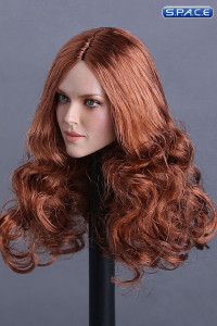 1/6 Scale Amanda Head Sculpt (long curly red hair)