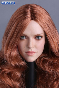 1/6 Scale Amanda Head Sculpt (long curly red hair)