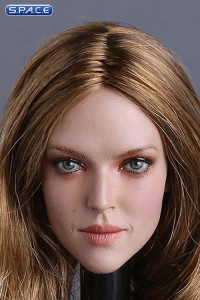 1/6 Scale Amanda Head Sculpt  (long curly brown hair)