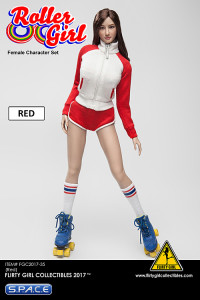 1/6 Scale red Roller Girl Set