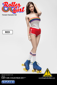 1/6 Scale red Roller Girl Set