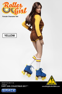 1/6 Scale yellow Roller Girl Set