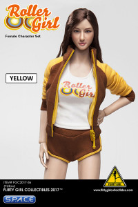 1/6 Scale yellow Roller Girl Set
