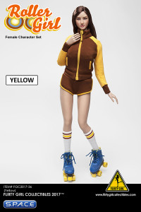 1/6 Scale yellow Roller Girl Set