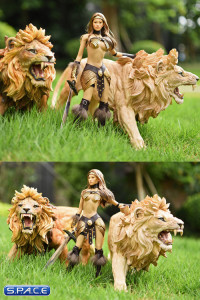 1/6 Scale African Lion light color