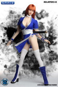 1/6 Scale blue combat Girl Set