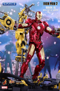 1/6 Scale Suit-Up Gantry with Iron Man Mark IV Movie Masterpiece MMS462D22 (Iron Man 2)