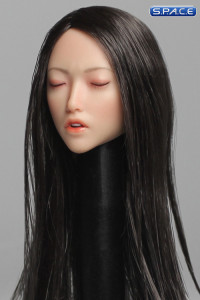 1/6 Scale Yuki Head Sculpt (black long Hair)