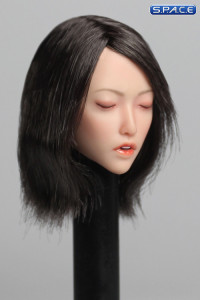 1/6 Scale Yuki Head Sculpt (black short Hair)