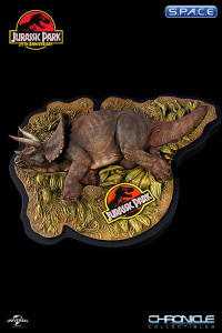 Sick Triceratops Diorama (Jurassic Park)