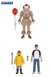2017 Pennywise, Bill & Georgie 3-Pack (Stephen Kings It)