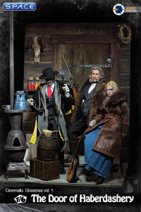 1/6 Scale The Door of Haberdashery Cinematic Diorama (The Hateful Eight)